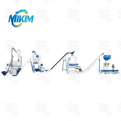 Bagaimana cara mengkonfigurasi bahan baku untuk jalur produksi pelet umpan ayam?